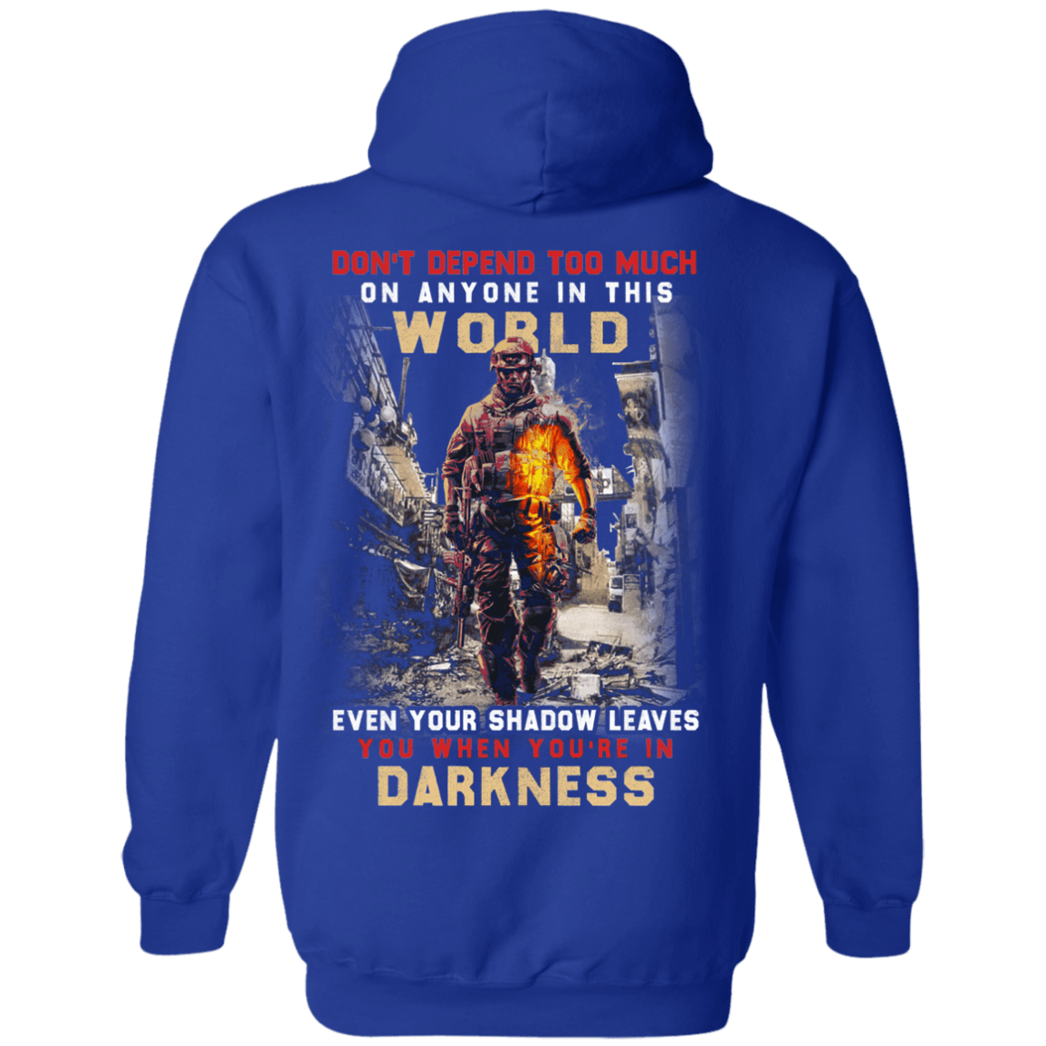 Military T-Shirt "Darkness Veteran"-TShirt-General-Veterans Nation