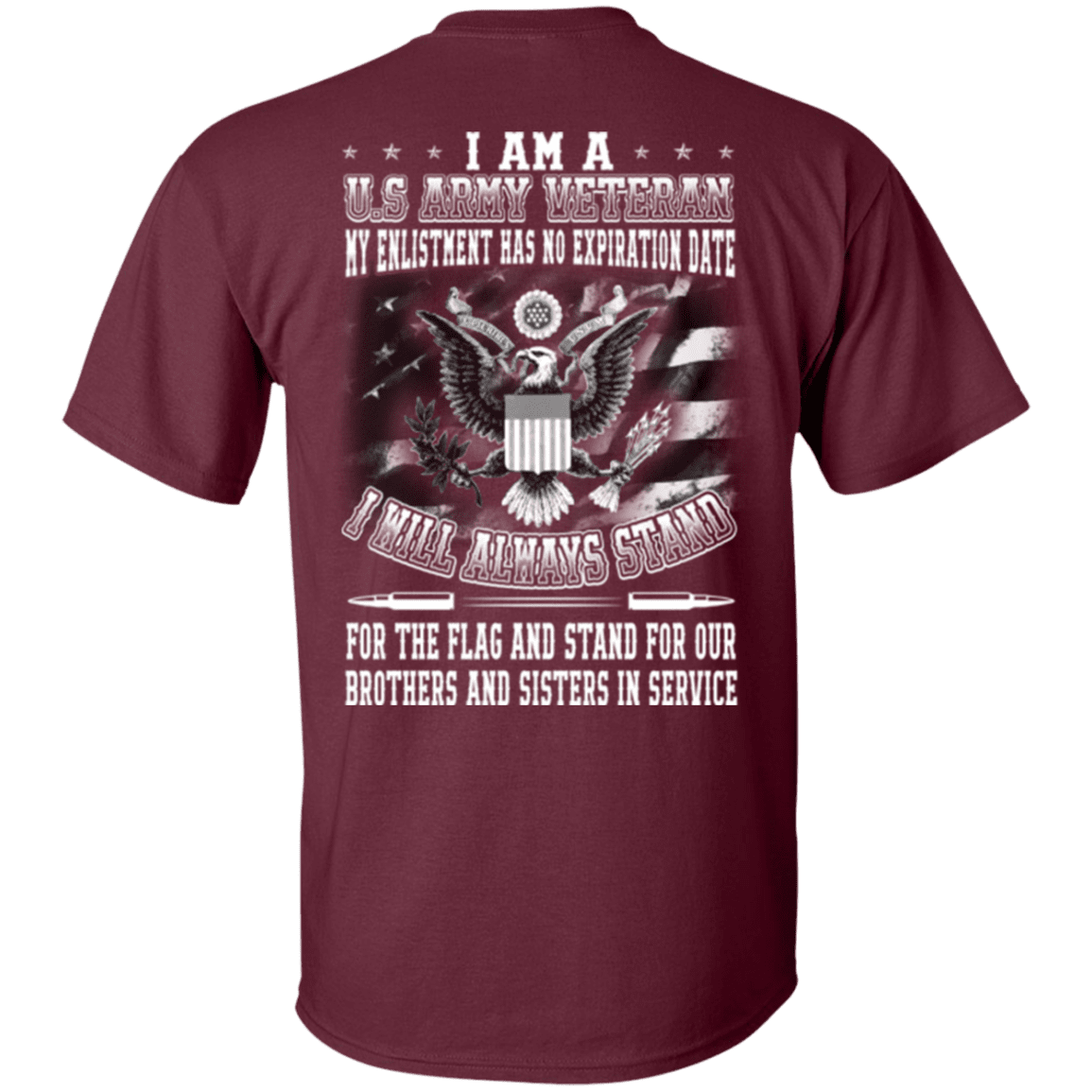 Military T-Shirt "I am A US Amry Veteran"-TShirt-General-Veterans Nation