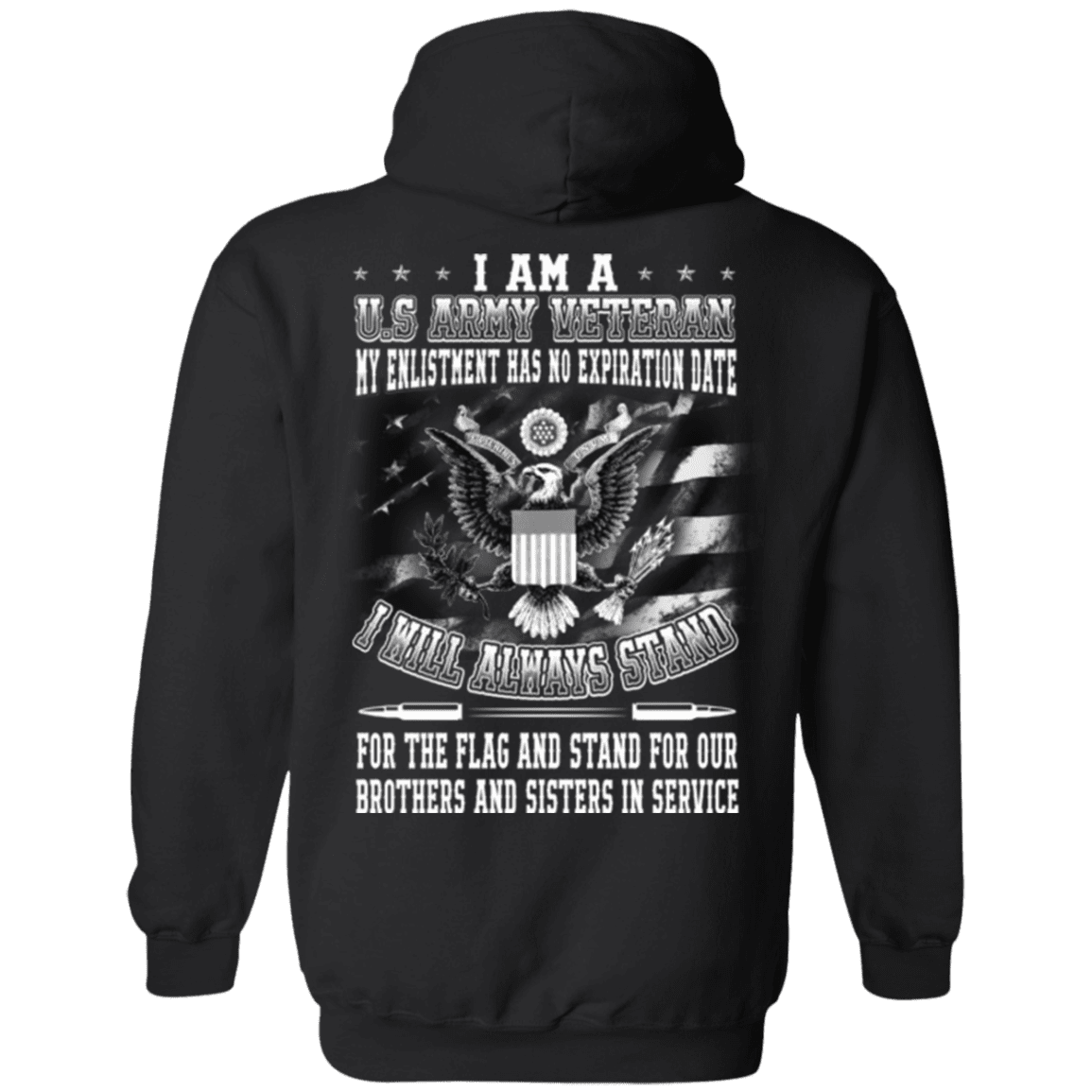 Military T-Shirt "I am A US Amry Veteran"-TShirt-General-Veterans Nation