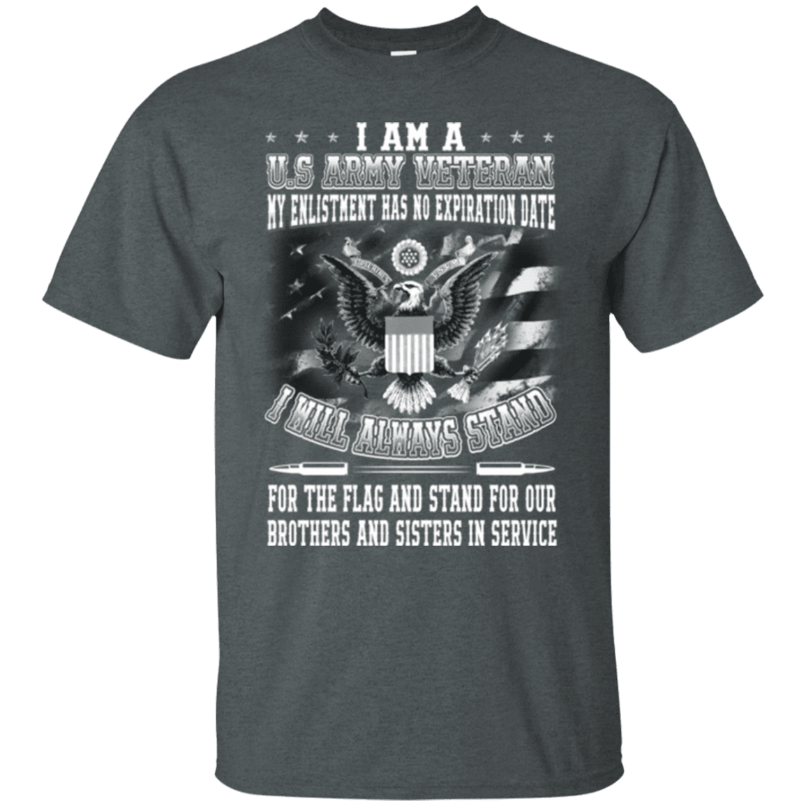 Military T-Shirt "I am A US Amry Veteran"-TShirt-General-Veterans Nation