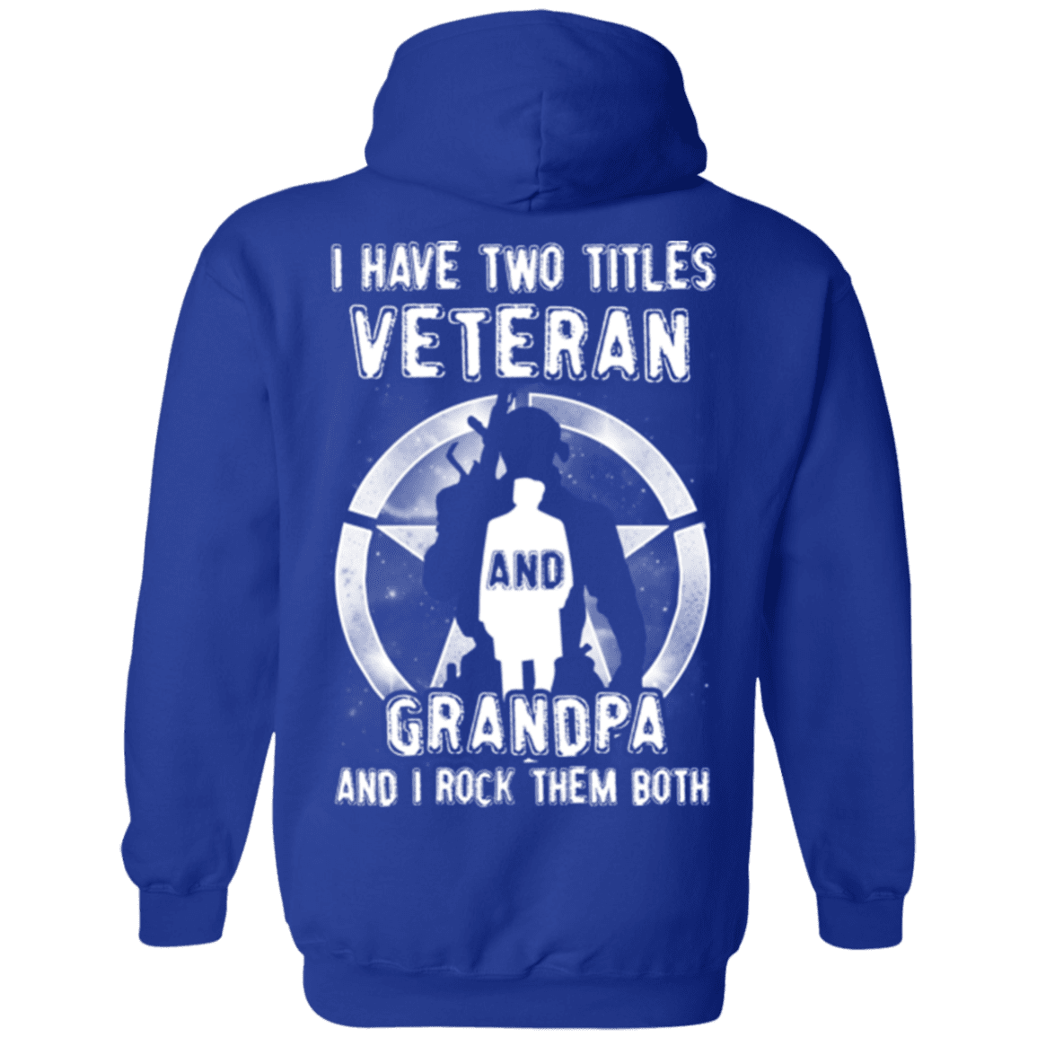 Military T-Shirt "I Have Two Titles Veteran And Grandpa"-TShirt-General-Veterans Nation