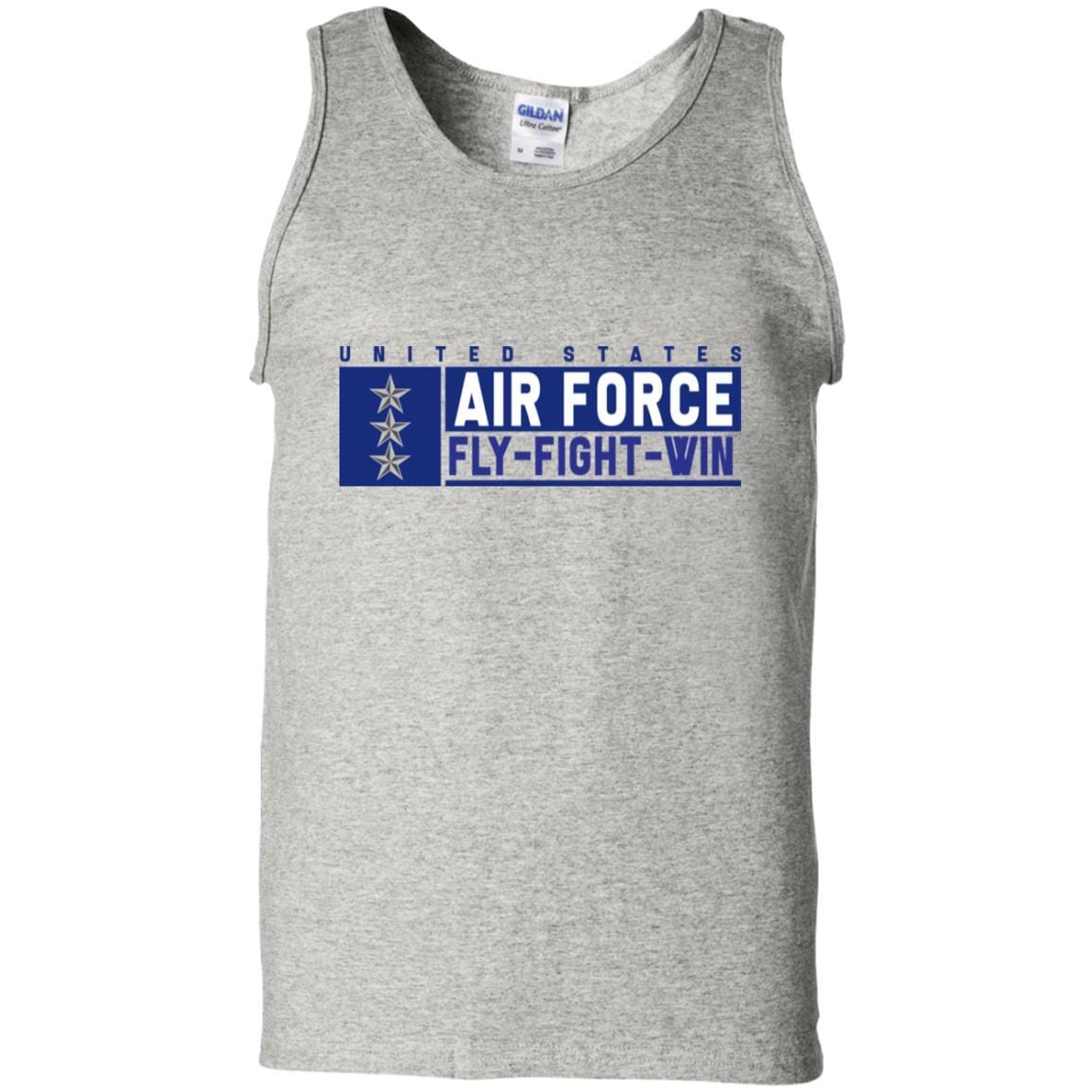 US Air Force O-9 Lieutenant General Fly - Fight - Win T-Shirt On Front For Men-TShirt-USAF-Veterans Nation