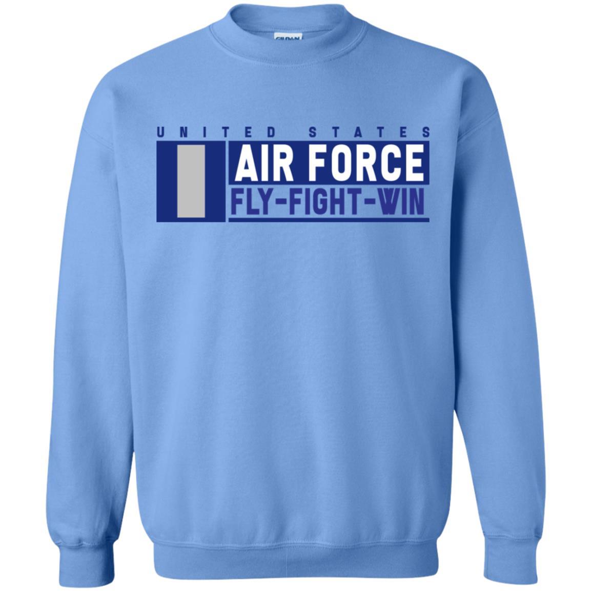 US Air Force O-2 First Lieutenant Fly - Fight - Win Long Sleeve - Pullover Hoodie-TShirt-USAF-Veterans Nation