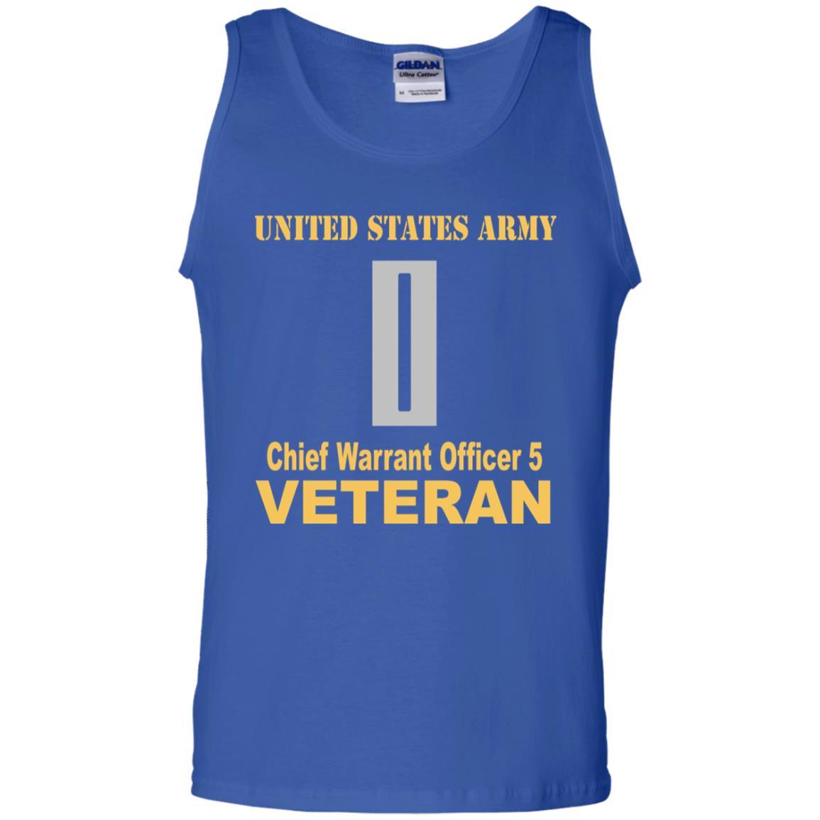 US Army W-5 Chief Warrant Officer 5 W5 CW5 Warrant Officer Veteran Men T Shirt On Front-TShirt-Army-Veterans Nation