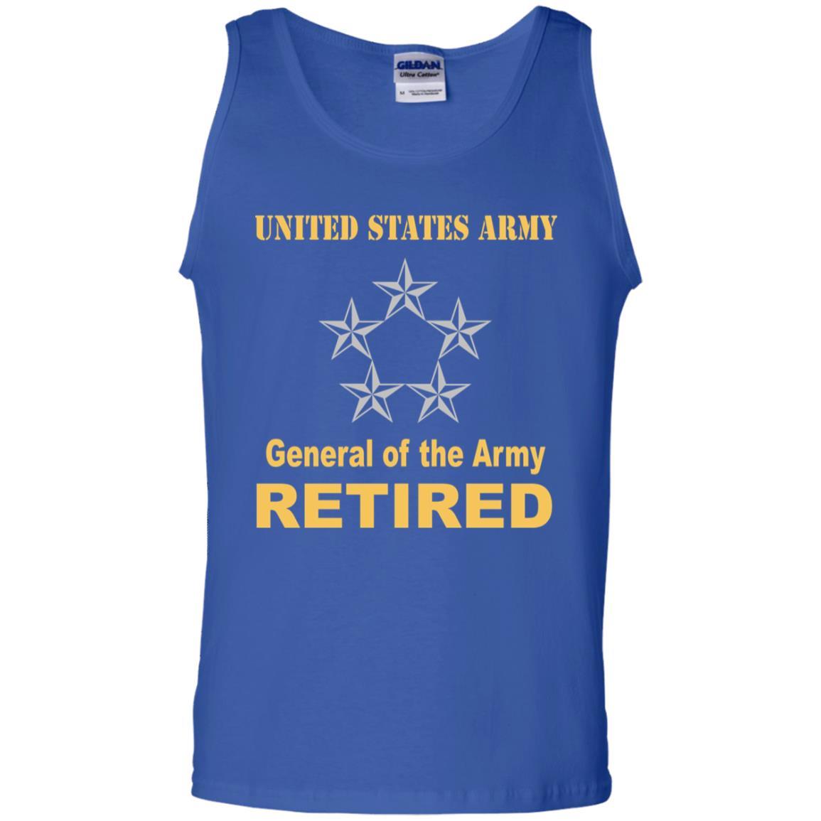 US Army O-10 General of the Army O10 GA General Officer Retired Men T Shirt On Front-TShirt-Army-Veterans Nation