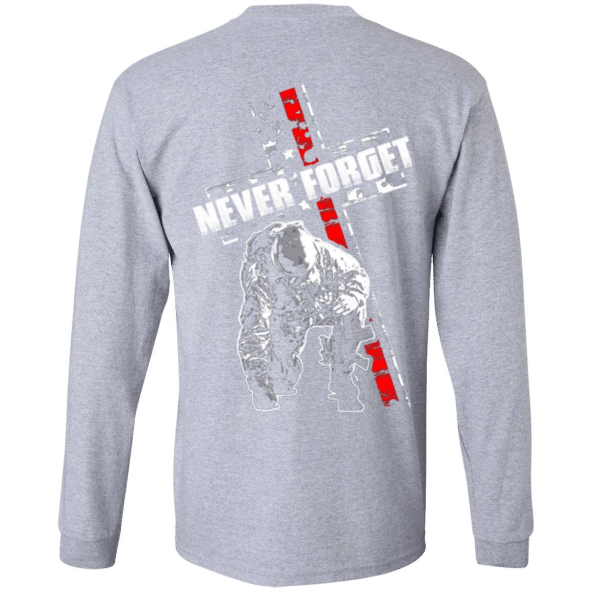 Military T-Shirt "Never Forget Veteran"-TShirt-General-Veterans Nation