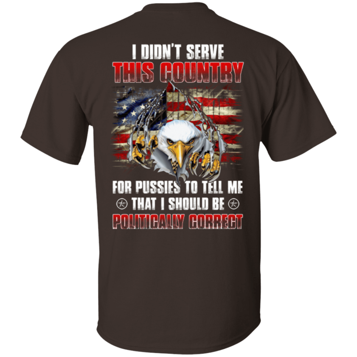 Military T-Shirt "Veteran - I Didn't Serve This Country"-TShirt-General-Veterans Nation