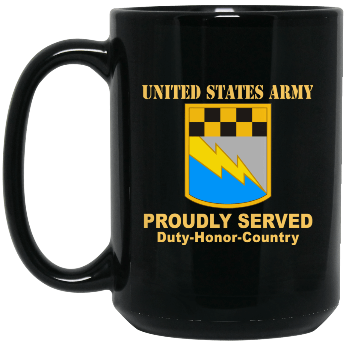 US ARMY 525TH EXPEDITIONARY MILITARY INTELLIGENCE BRIGADE- 11 oz - 15 oz Black Mug-Mug-Army-CSIB-Veterans Nation