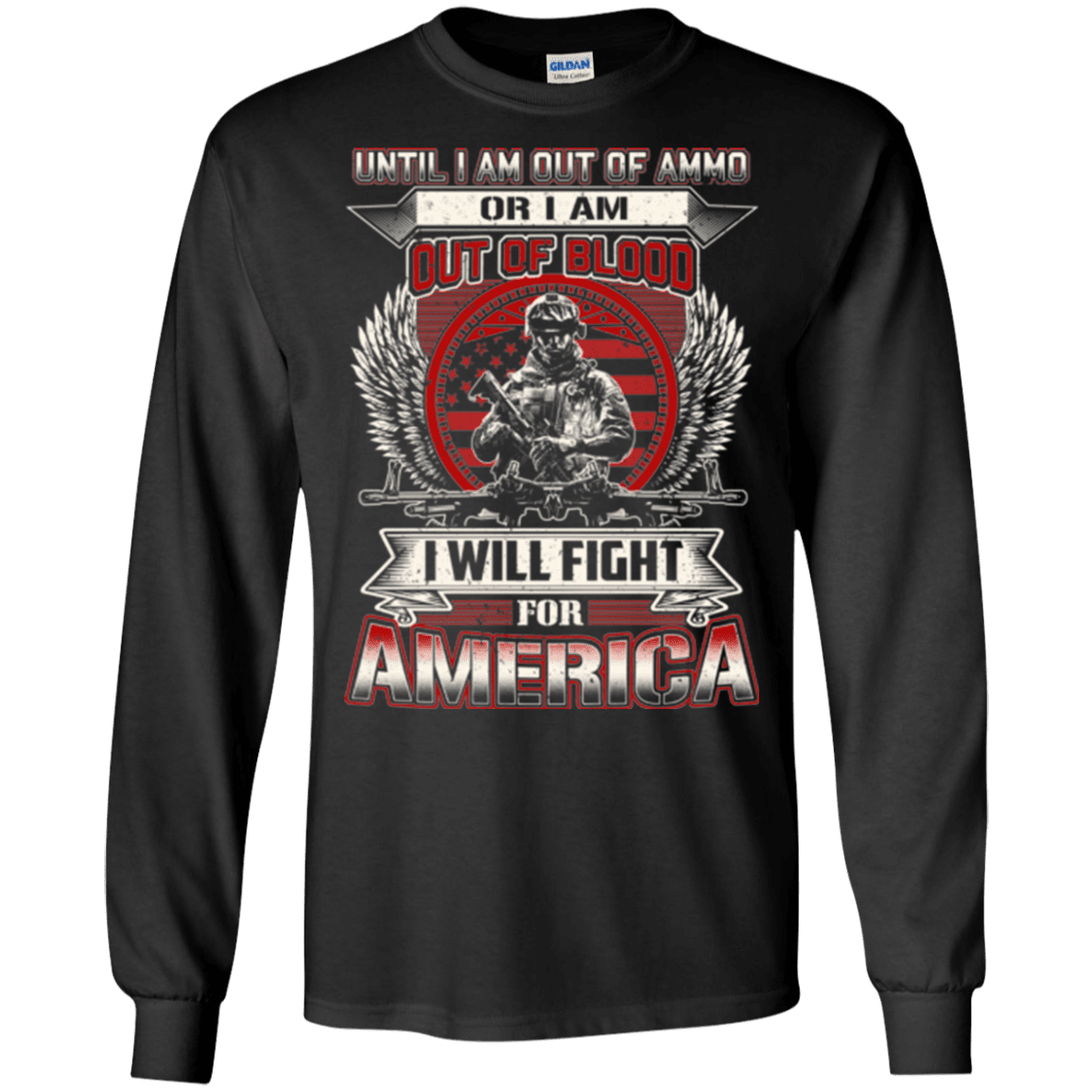 Military T-Shirt "I WILL FIRE FOR AMERICA"-TShirt-General-Veterans Nation