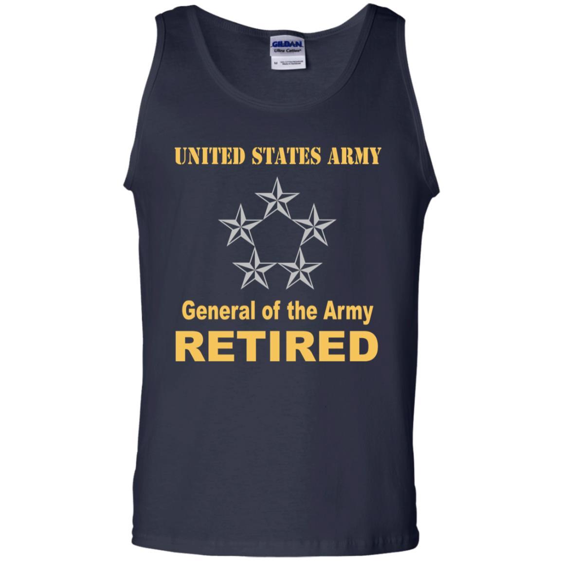 US Army O-10 General of the Army O10 GA General Officer Retired Men T Shirt On Front-TShirt-Army-Veterans Nation