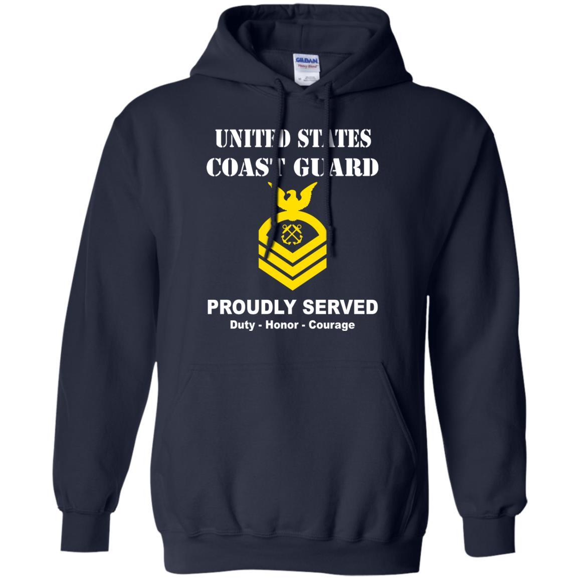 US Coast Guard E-7 Chief Petty Officer E7 CPO Chief Petty Officer Men Front USCG T Shirt-TShirt-USCG-Veterans Nation