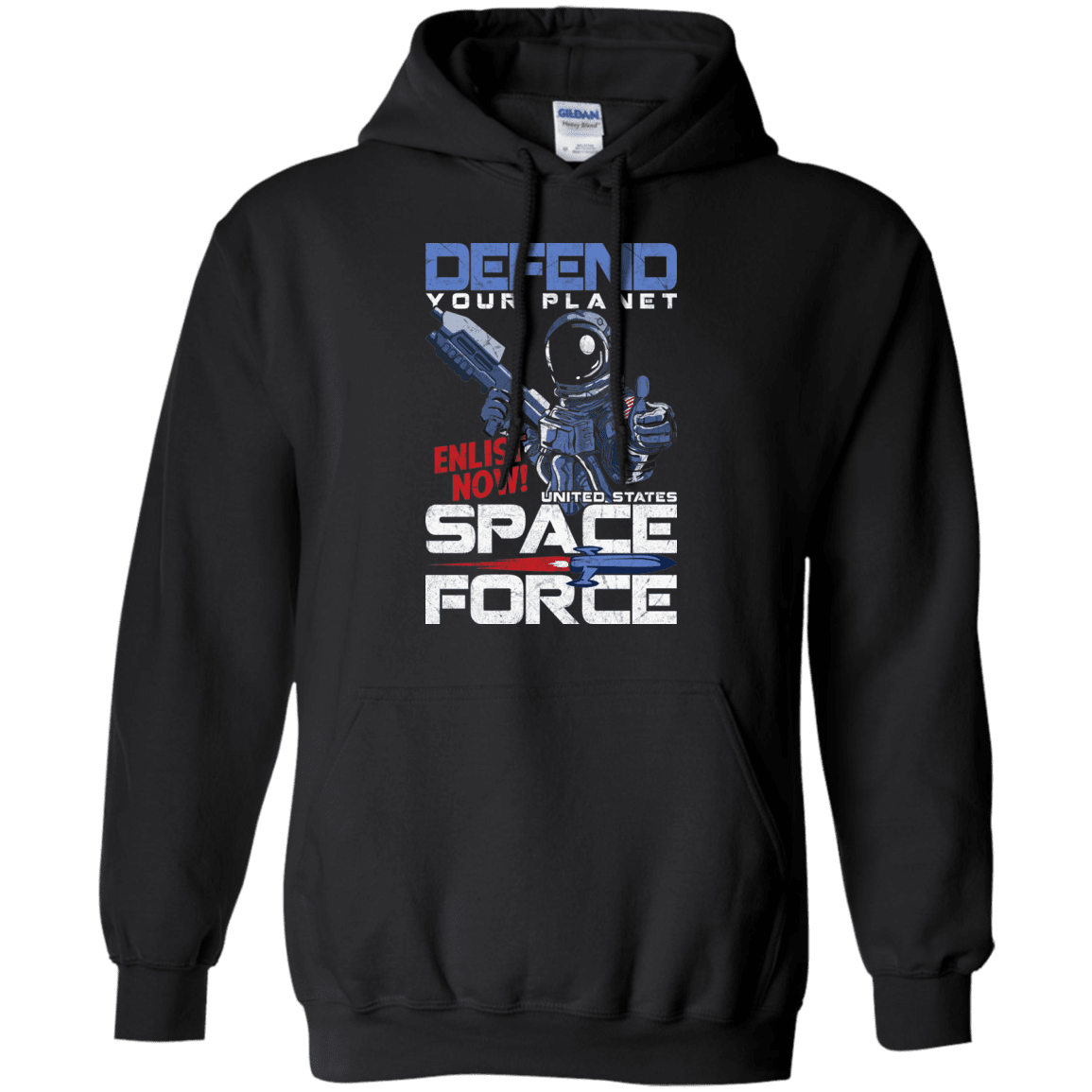 Defend Your Planet Space Force Men Front Tank Top-TShirt-USAF-Veterans Nation