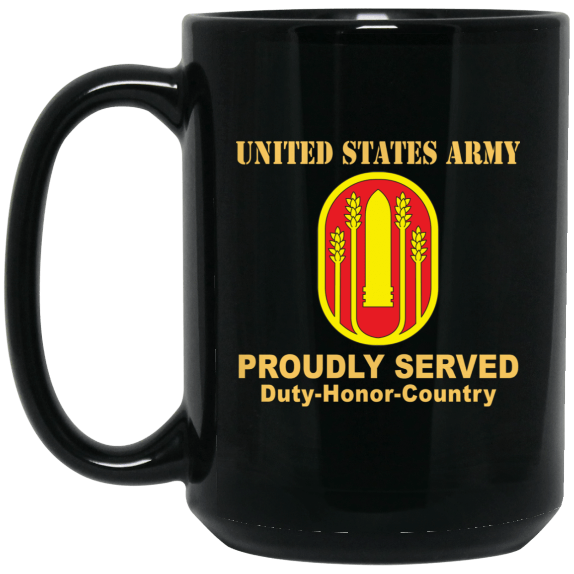 US ARMY 196 MANEUVER ENHANCEMENT BRIGADE- 11 oz - 15 oz Black Mug-Mug-Army-CSIB-Veterans Nation