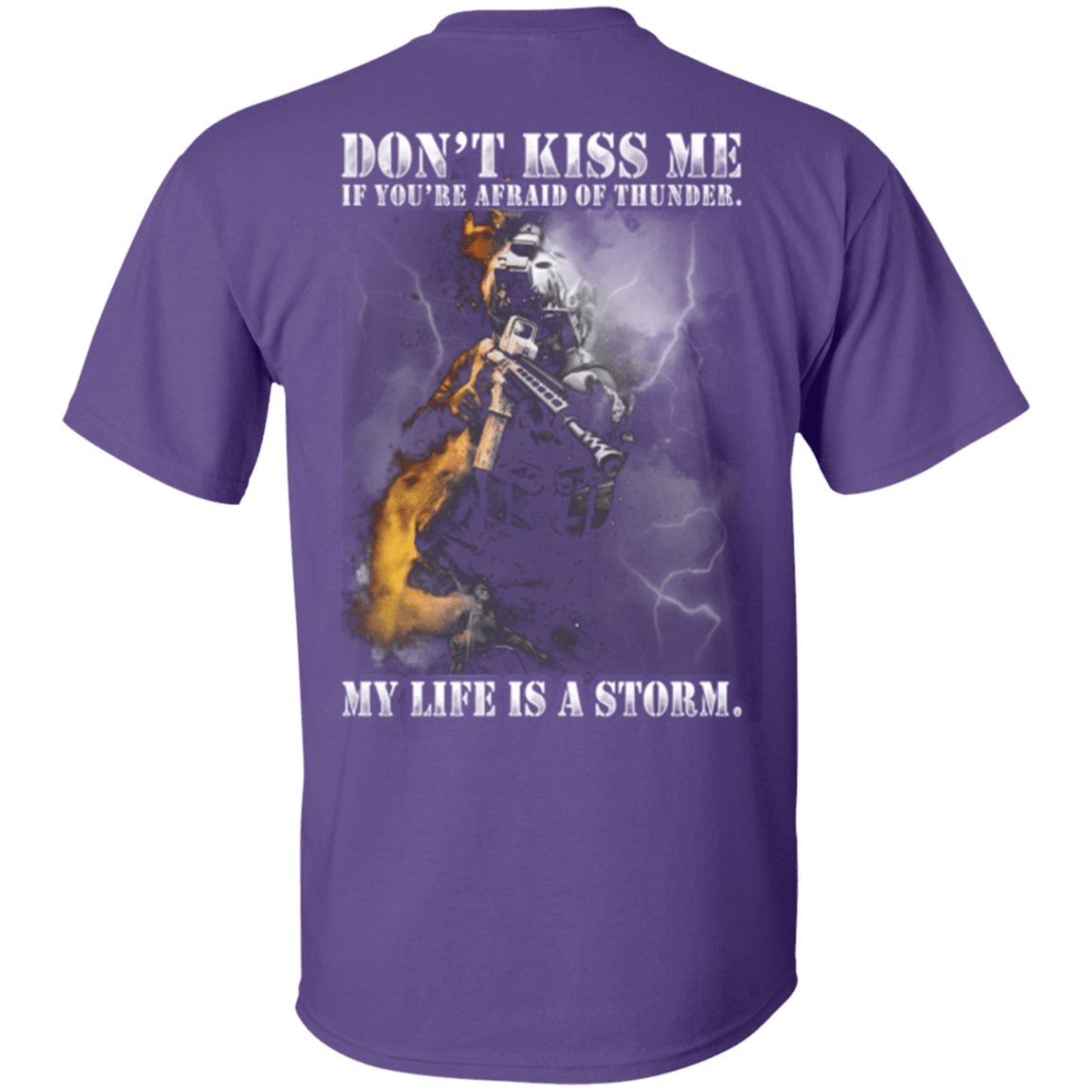 Military T-Shirt "My Life Is Storm Veteran"-TShirt-General-Veterans Nation