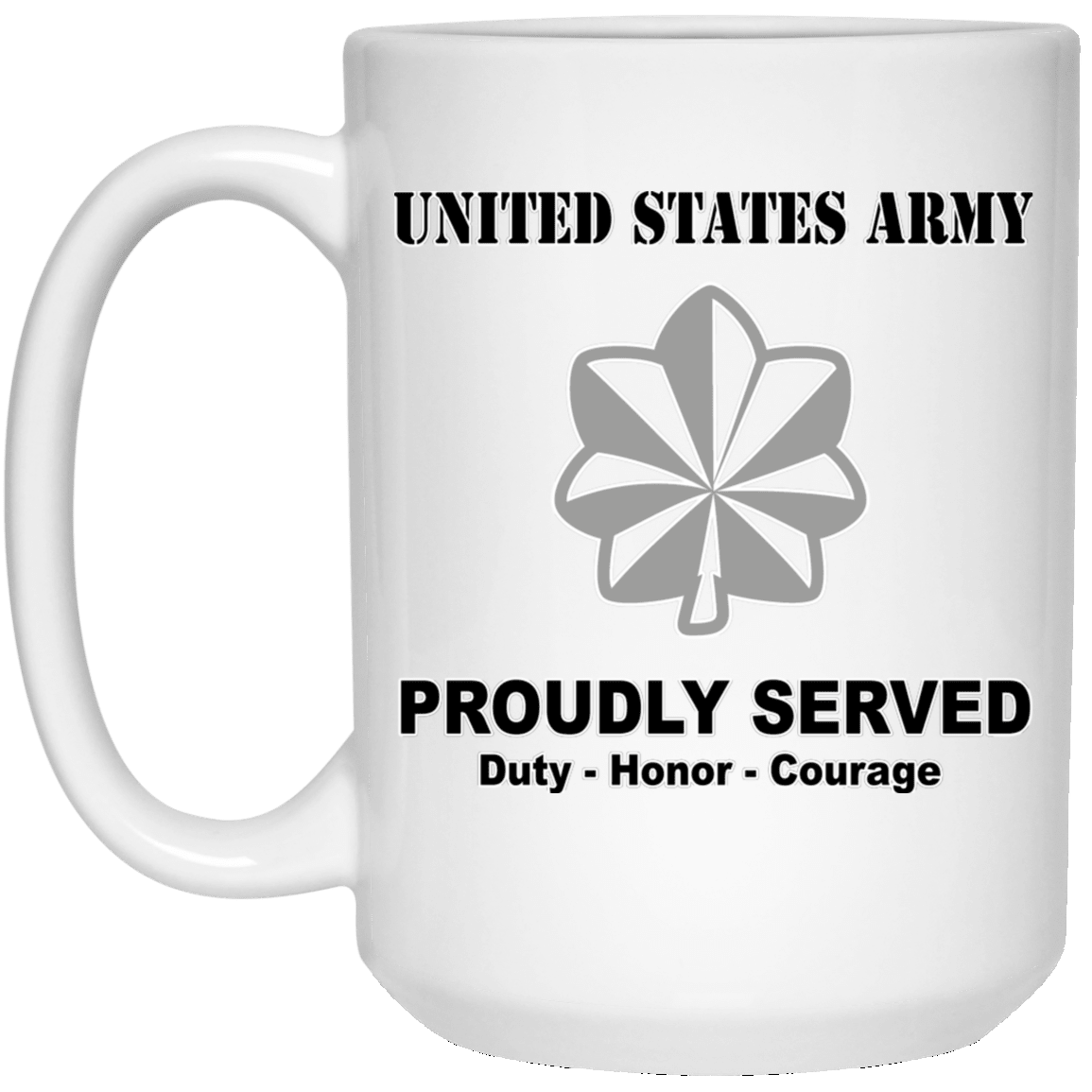 US Army O-5 Lieutenant Colonel O5 LTC Field Officer Ranks White Coffee Mug - Stainless Travel Mug-Mug-Army-Ranks-Veterans Nation