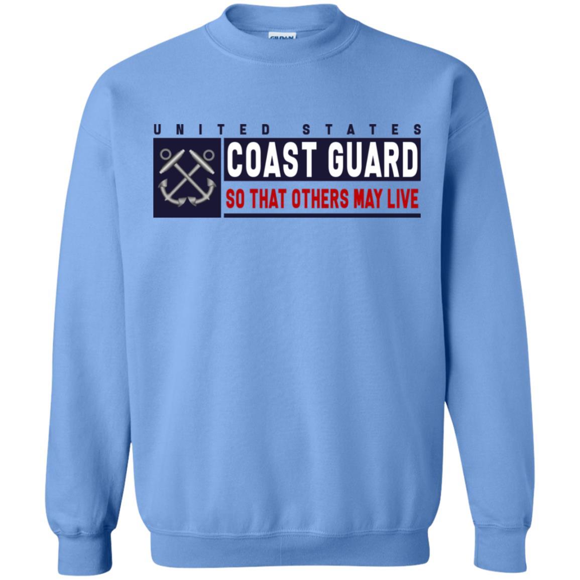 US Coast Guard Boatswains Mate BM Logo- So that others may live Long Sleeve - Pullover Hoodie-TShirt-USCG-Veterans Nation