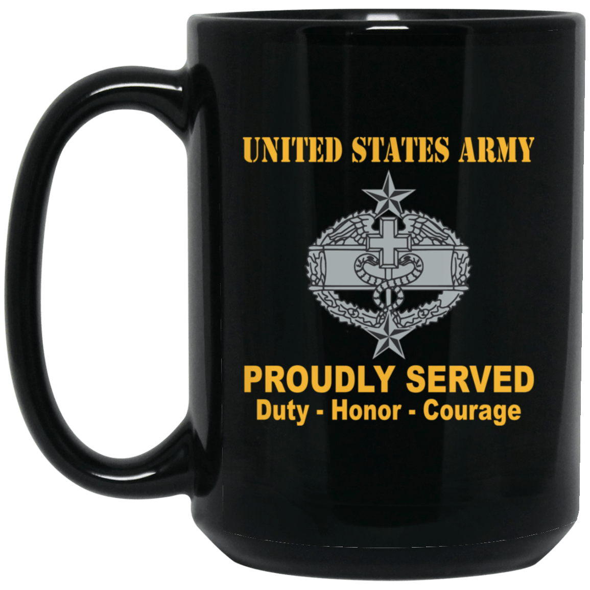 US Army Combat Medical 3rd Award Badge 11 oz - 15 oz-Mug-Army-Badge-Veterans Nation