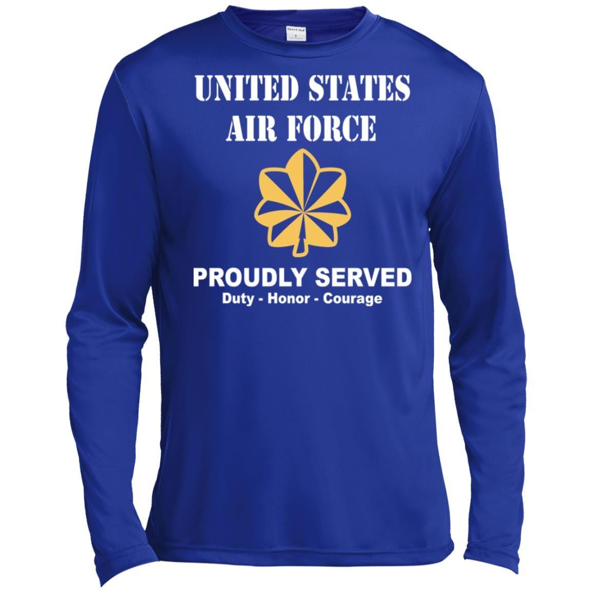 US Air Force O-4 Major Maj O4 Field Officer Ranks T shirt Sport-Tek Tall Pullover Hoodie - T-Shirt-TShirt-USAF-Veterans Nation