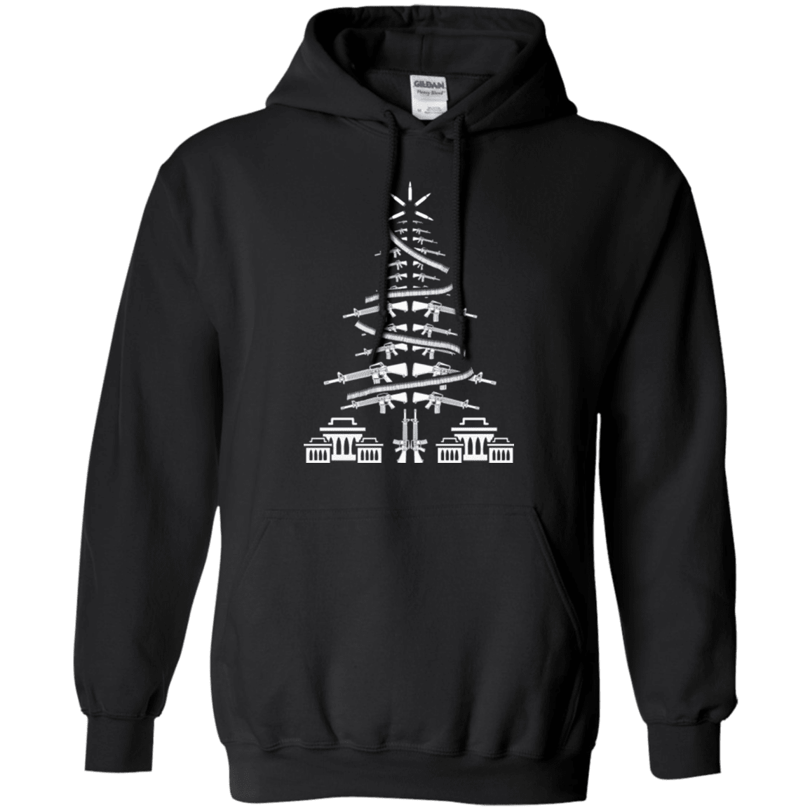 Military T-Shirt "CHRISTMAS TREE VETERAN"-TShirt-General-Veterans Nation