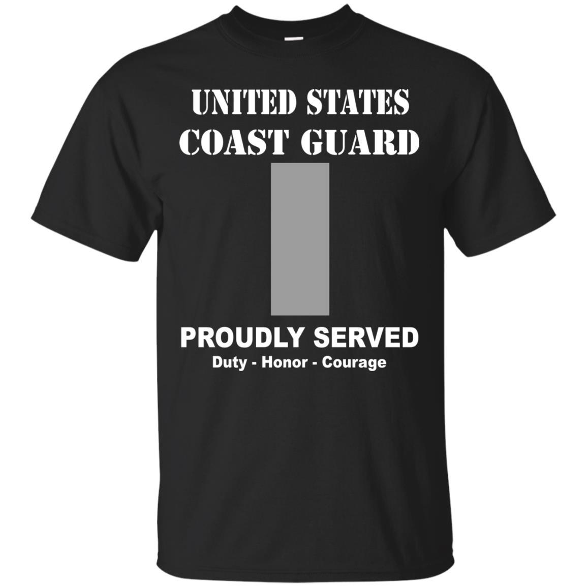 US Coast Guard O-2 Lieutenant Junior Grade O2 LTJG Junior Officer Men Front USCG T Shirt-TShirt-USCG-Veterans Nation