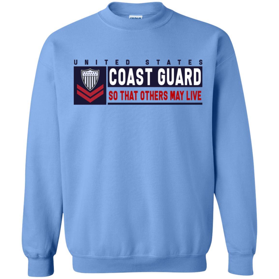 US Coast Guard E-5 Petty Officer Second Class E5 PO2 So That Others May Live Long Sleeve - Pullover Hoodie-TShirt-USCG-Veterans Nation