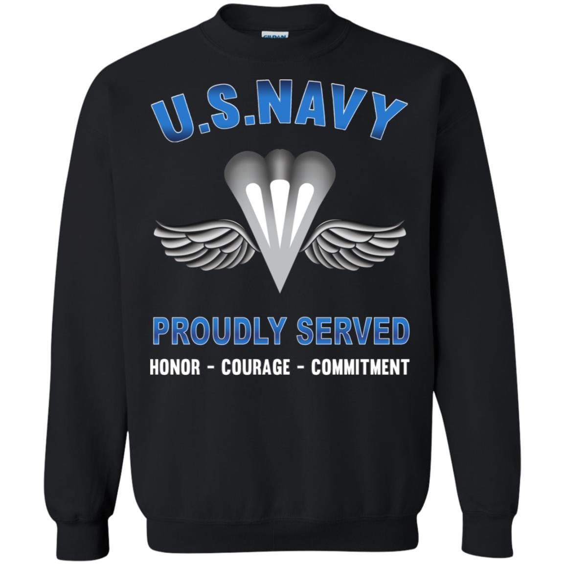 Navy Aircrew Survival Equipmentman Navy PR - Proudly Served T-Shirt For Men On Front-TShirt-Navy-Veterans Nation