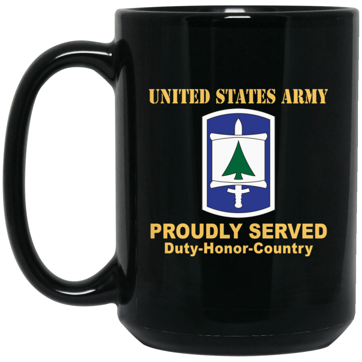 US ARMY 364TH CIVIL AFFAIRS- 11 oz - 15 oz Black Mug-Mug-Army-CSIB-Veterans Nation