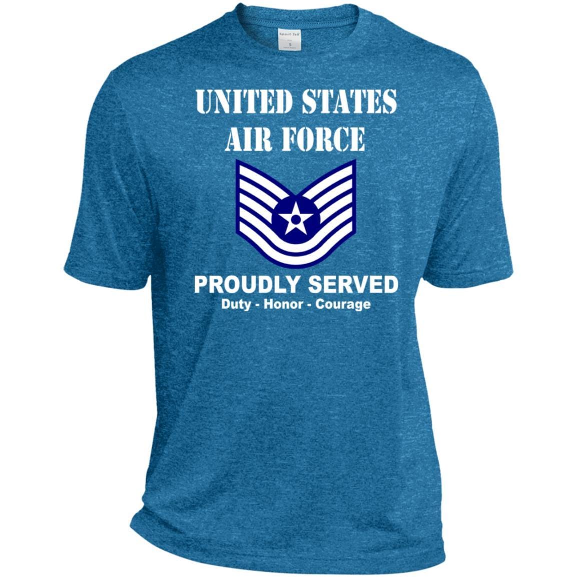 US Air Force E-6 Technical Sergeant TSgt E6 Noncommissioned Officer Ranks T shirt Sport-Tek Tall Pullover Hoodie - T-Shirt-TShirt-USAF-Veterans Nation