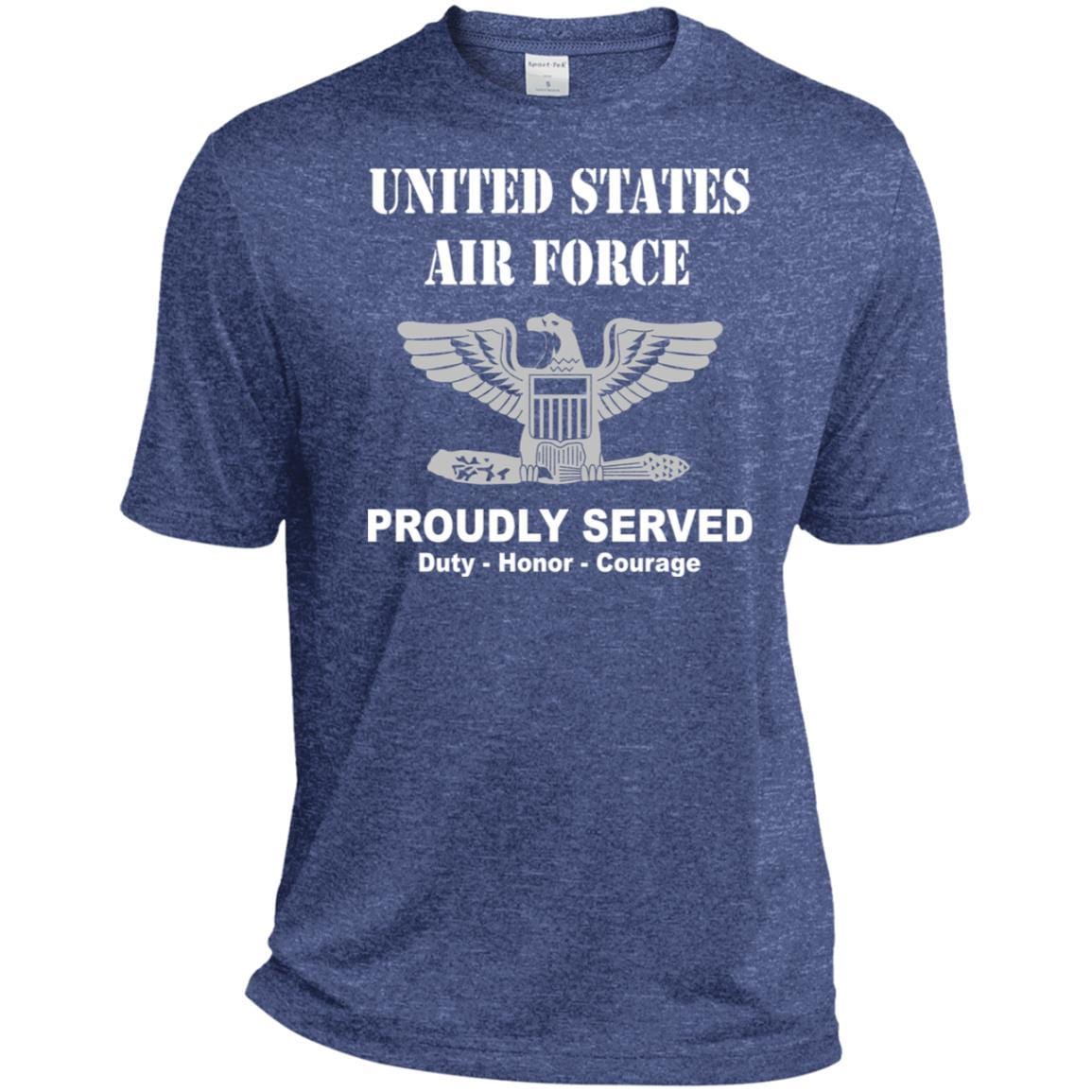 US Air Force O-6 Colonel Col O6 Field Officer Ranks T shirt Sport-Tek Tall Pullover Hoodie - T-Shirt-TShirt-USAF-Veterans Nation