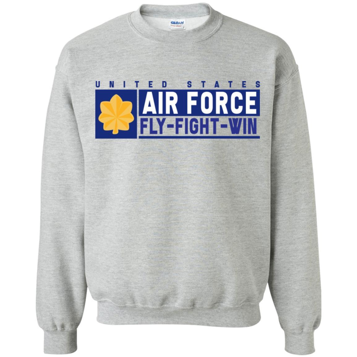 US Air Force O-4 Major Fly - Fight - Win Long Sleeve - Pullover Hoodie-TShirt-USAF-Veterans Nation