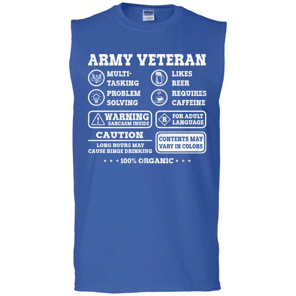 Army Veteran Multitasking Sarcasm Men Front T Shirts-TShirt-Army-Veterans Nation