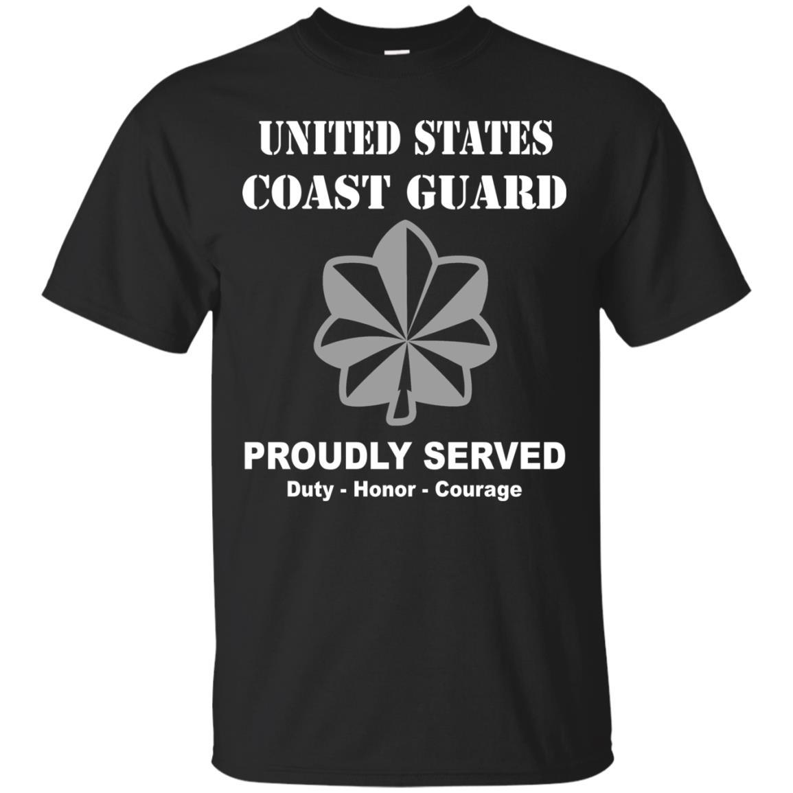 US Coast Guard O-5 Commander O5 CDR Senior Officer Men Front USCG T Shirt-TShirt-USCG-Veterans Nation