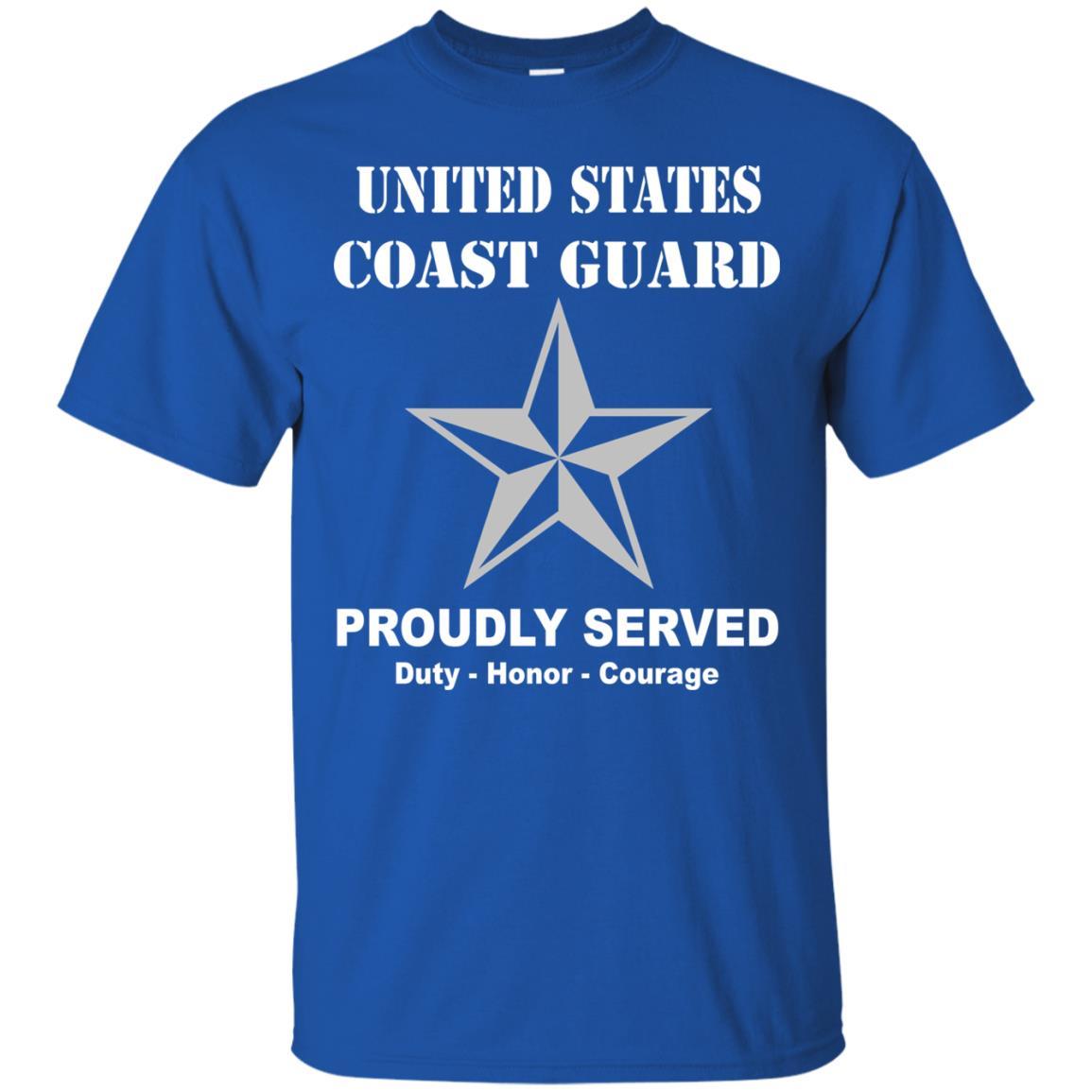 US Coast Guard O-7 Rear Admiral Lower Half O7 DRML Flag Officer Men Front USCG T Shirt-TShirt-USCG-Veterans Nation