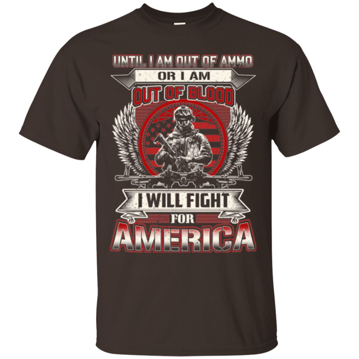 Military T-Shirt "I WILL FIRE FOR AMERICA"-TShirt-General-Veterans Nation