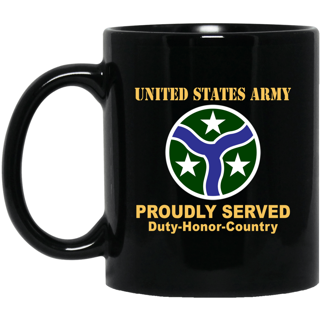 US ARMY 278TH ARMORED CAVALRY REGIMENT- 11 oz - 15 oz Black Mug-Mug-Army-CSIB-Veterans Nation