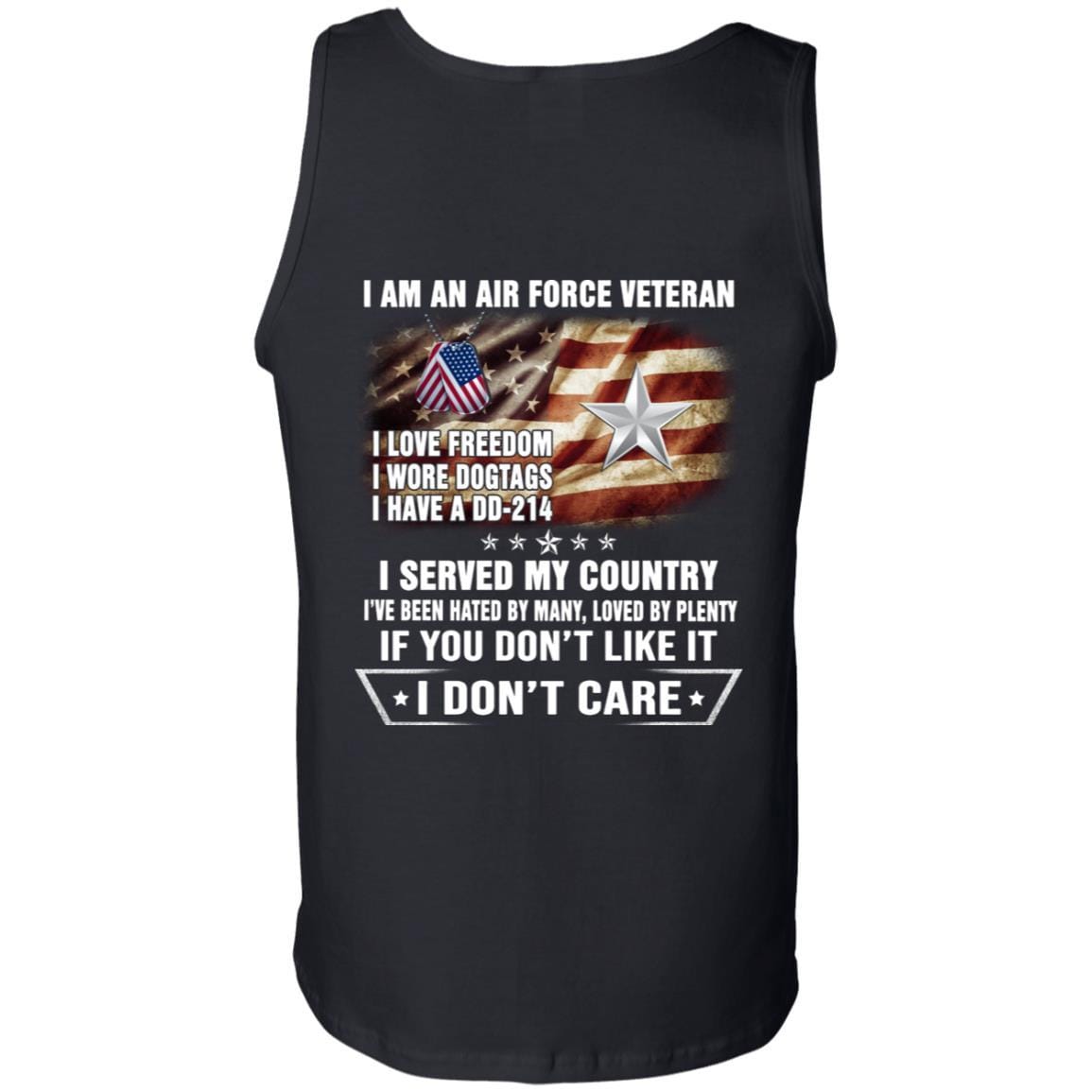 I Am An Air Force O-7 Brigadier General Brig O7 General Officer Ranks Veteran T-Shirt On Back-TShirt-USAF-Veterans Nation