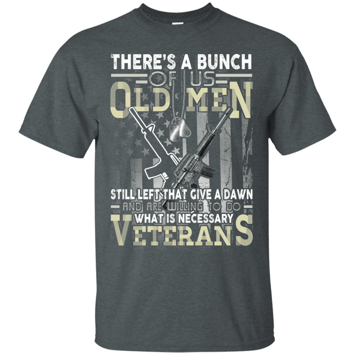 Military T-Shirt "OLD MEN VETERAN"-TShirt-General-Veterans Nation