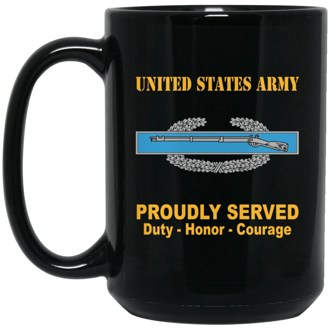 US Army Combat Infantryman First Award Badge 11 oz - 15 oz-Mug-Army-Badge-Veterans Nation