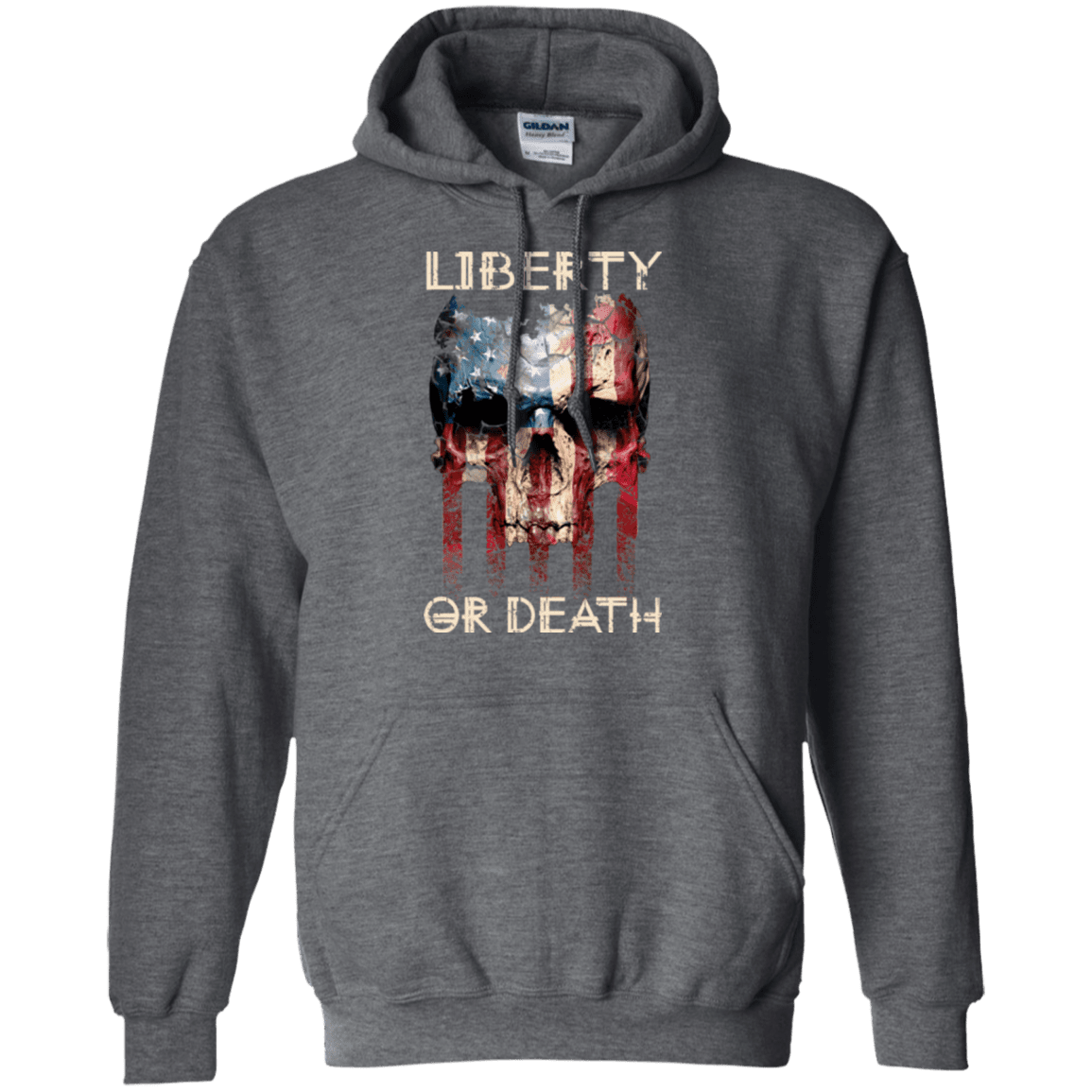 Military T-Shirt "LIBERTY OR DEATH"-TShirt-General-Veterans Nation