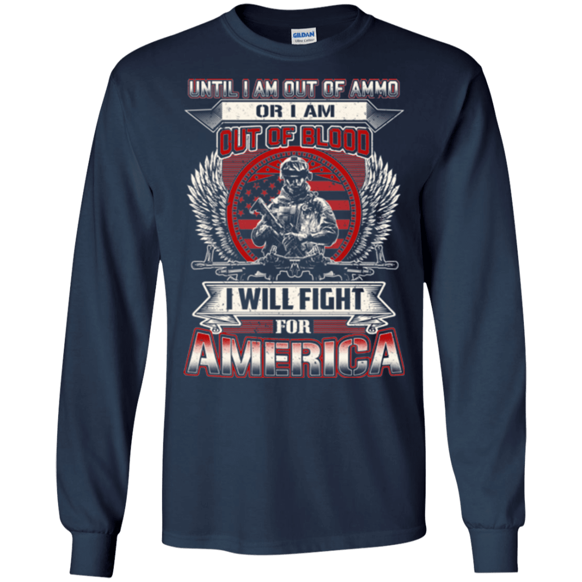 Military T-Shirt "I WILL FIRE FOR AMERICA"-TShirt-General-Veterans Nation