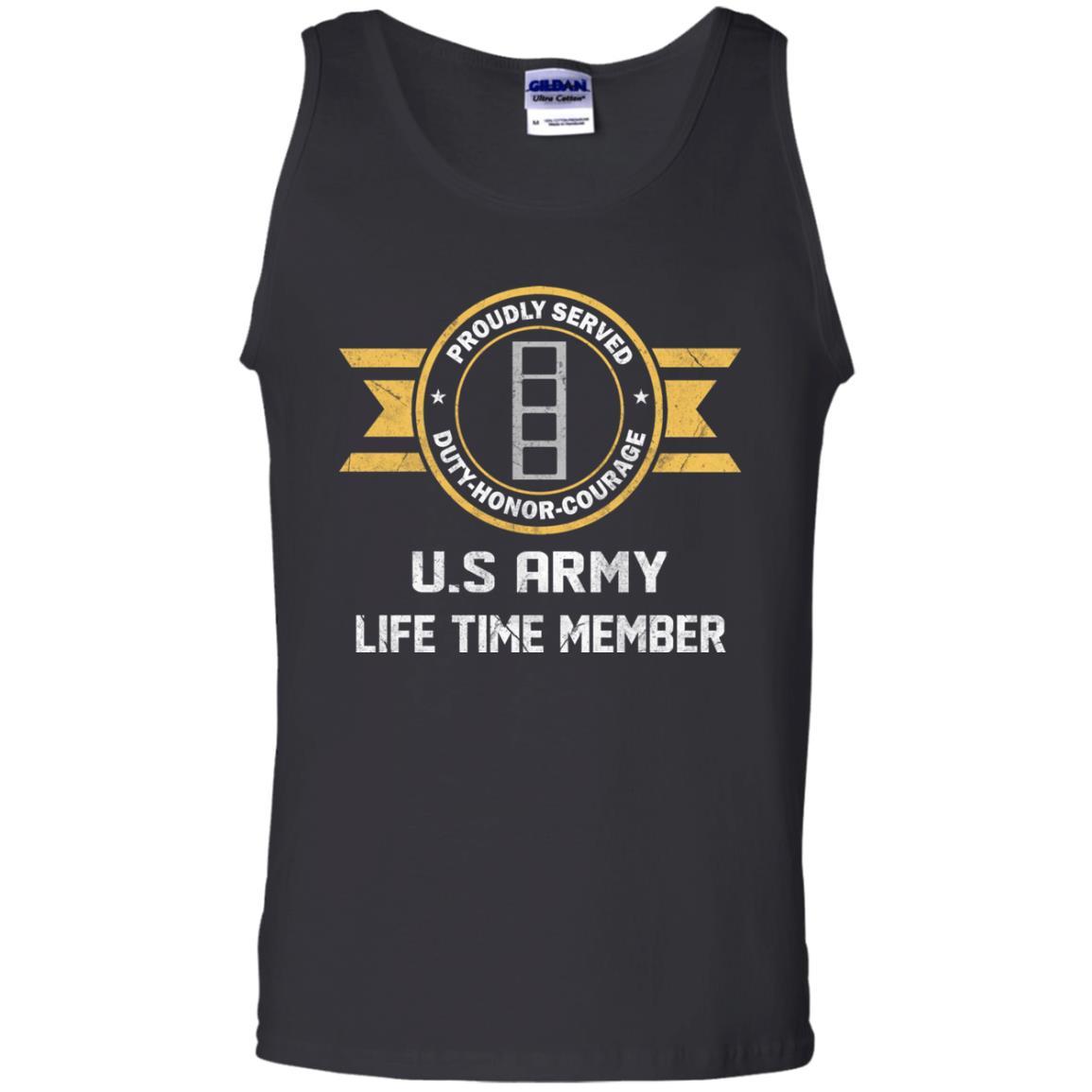 Life Time Member - US Army W-4 Chief Warrant Officer 4 W4 CW4 Warrant Officer Ranks Men T Shirt On Front-TShirt-Army-Veterans Nation