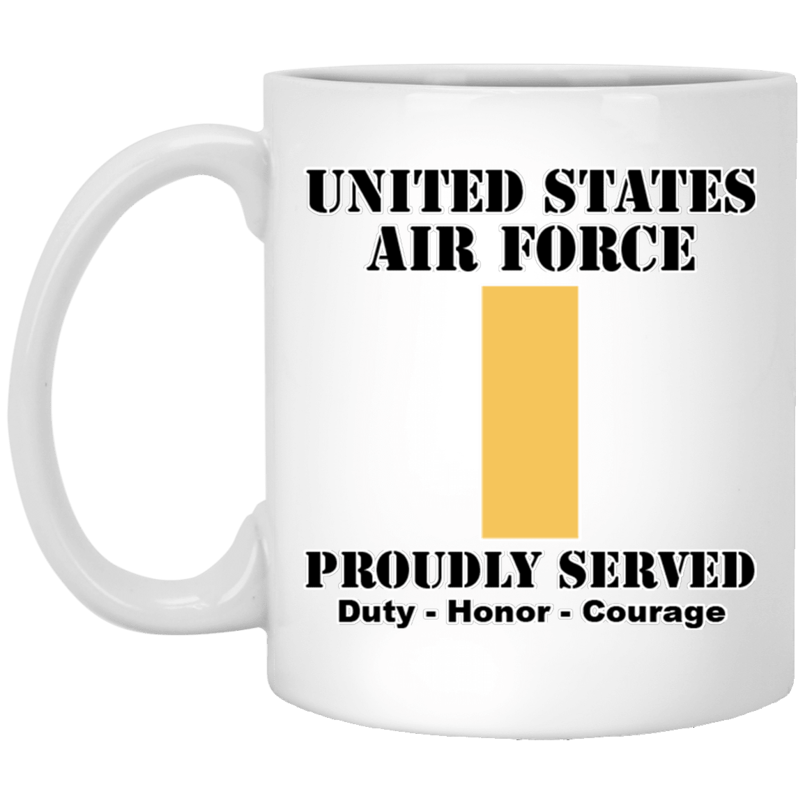 US Air Force O-1 Second Lieutenant 2d Lt O1 Commissioned Officer Ranks White Coffee Mug - Stainless Travel Mug-Mug-USAF-Ranks-Veterans Nation