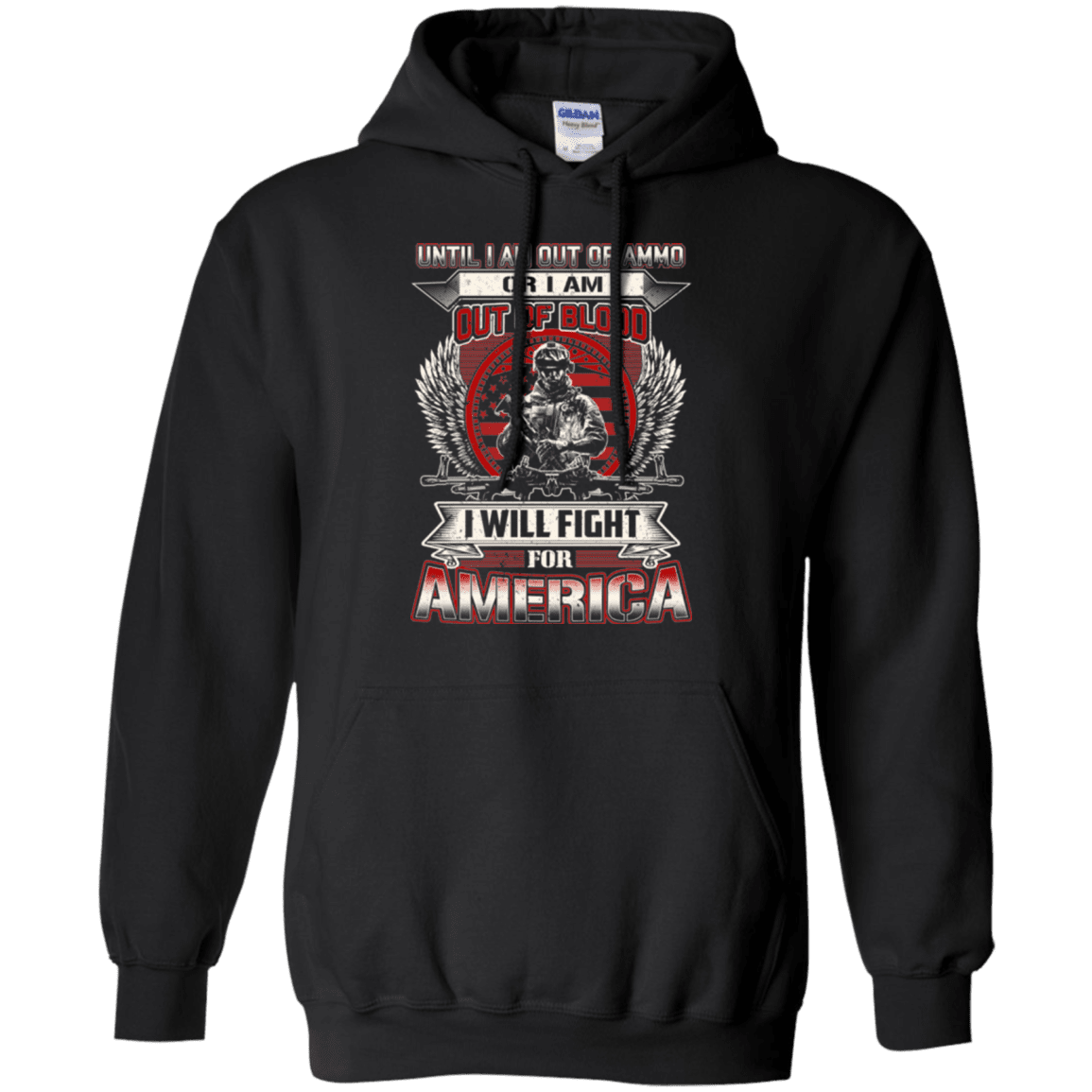 Military T-Shirt "I WILL FIRE FOR AMERICA"-TShirt-General-Veterans Nation