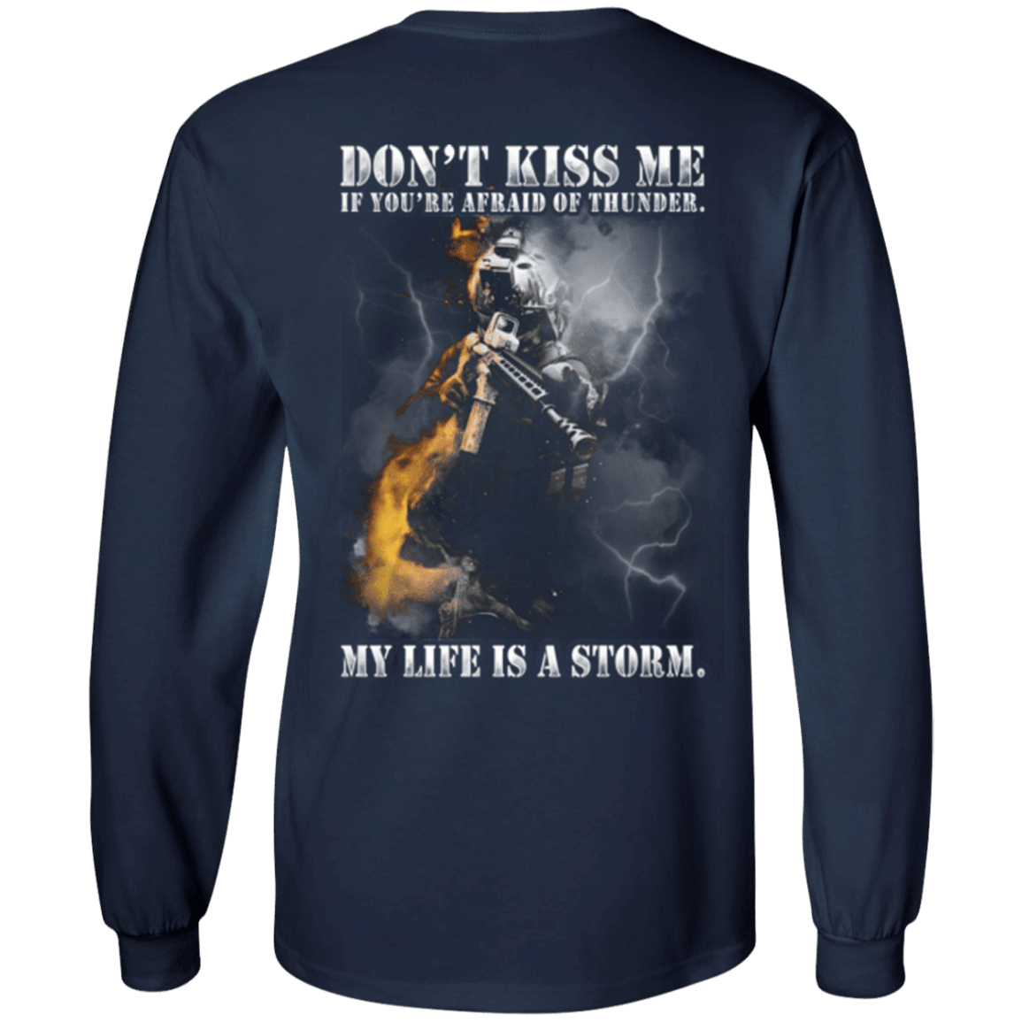 Military T-Shirt "My Life Is Storm Veteran"-TShirt-General-Veterans Nation