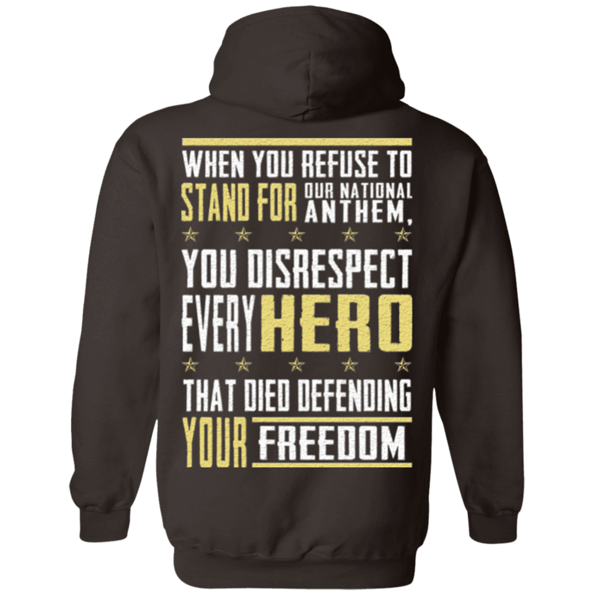 Military T-Shirt "Veteran - Stand For Our National"-TShirt-General-Veterans Nation