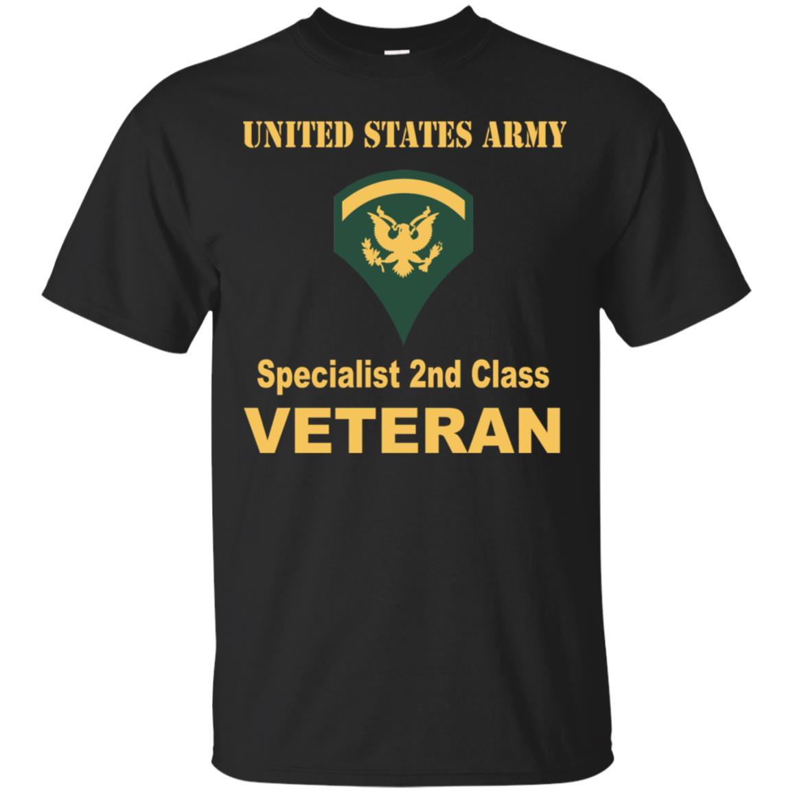 US Army E-5 SPC E5 Specialist Specialist 2nd Class Veteran Men T Shirt On Front-TShirt-Army-Veterans Nation