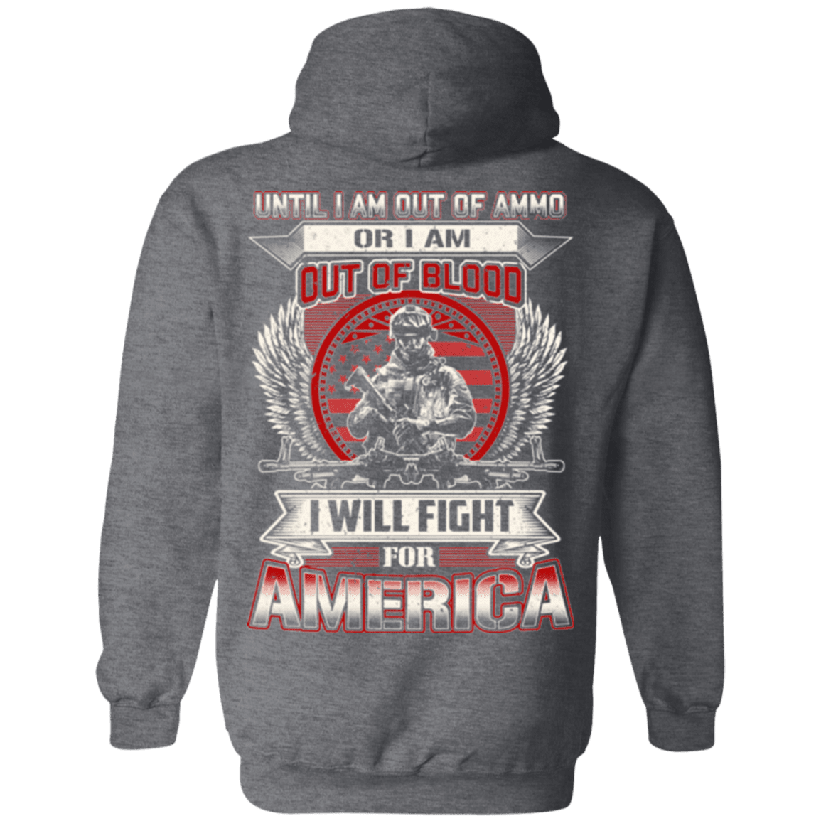 Military T-Shirt "Veteran - I Will Fire For America"-TShirt-General-Veterans Nation