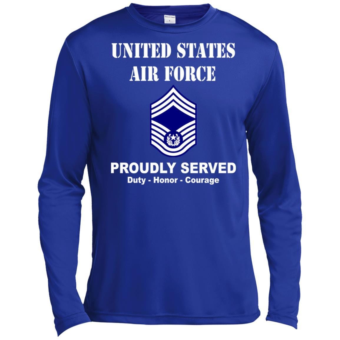 US Air Force E-9 Chief Master Sergeant Of The Air Force E9 CMSAF Noncommissioned Officer (Special) Ranks T shirt Sport-Tek Tall Pullover Hoodie - T-Shirt-TShirt-USAF-Veterans Nation