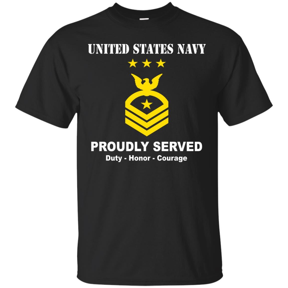 US Navy E-9 Master Chief Petty Officer Of The Navy E9 MCPON Senior Enlisted Advisor T shirt Men Front - T Shirts For Navy Ranks-TShirt-Navy-Veterans Nation