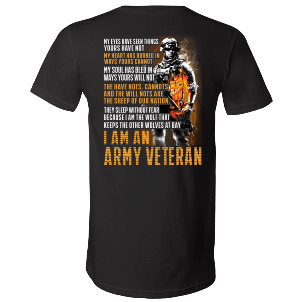 I Am An ARMY Veteran T Shirt-TShirt-Army-Veterans Nation